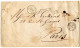 BELGIQUE - DOUBLE CERCLE BRUXELLES + CHARGE + PD SUR LETTRE POUR PARIS, 1858 - Other & Unclassified