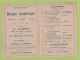 PROGRAMME SOCIETE DE MUSIQUE SYMPHONIQUE DE MARSEILLE 12 MAI 1923 - Programs