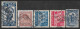 1934-1935 PORTUGAL SET OF 5 USED STAMPS (Michel # 580,585x,586,588,589) CV €22.30 - Usado