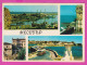 310117 / Bulgaria - Nessebar - 4 View Bus Ikarus Port Church PC 1968 Sunny Beach USED 1 St. Bansko Tourist Home Hotel - Brieven En Documenten