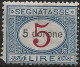 TRDASx4L - 1922 Terre Redente/Dalmazia, Sassone Nr. 4, Segnatasse Nuovo Con Traccia Di Linguella */ - Dalmatië