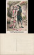 Ansichtskarte  Faust A Marguerite: Coloriertes Foto Fotokunst 1912 - Unclassified