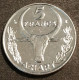 MADAGASCAR - 5 FRANCS 1996 - 1 Ariary - KM 21 - Madagaskar