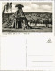 Ansichtskarte Braunlage Panorama Ansicht Mit Harzer Köte 1950 - Braunlage