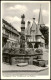 Ansichtskarte Michelstadt Odenwald Marktbrunnen Und Rathaus 1954 - Michelstadt