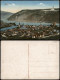 Bingen Am Rhein Panorama-Ansicht Mit Fluss Nahe Mündung Rhein 1910 - Bingen