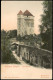 Ansichtskarte Stolpen Burg Stolpen, Frau - Koselturm 1900 - Stolpen