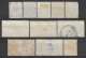 1900-1927 FRANCE Set Of 11 USED STAMPS (Scott # 111,113,117,121,123,125,127,129,134) CV $9.50 - Gebruikt