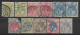 1899-1922 NETHERLANDS Set Of 11 Used Stamps (Scott # 62,65,68,70,75-77,110) CV $3.00 - Gebruikt