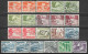 1949 SWITZERLAND Set Of 21 USED STAMPS (Scott # 329,330,332-339) CV $5.00 - Oblitérés