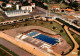 33 BLAYE VUE AERIENNE LA PISCINE ET LA CASERNE DES POMPIERS - Blaye