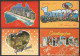 Lot Collection 11x Greetings Map Letter Postcards Australia Jamaica Cyprus ItalySpain - Gruss Aus.../ Gruesse Aus...