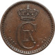 Denmark 1 Ore 1899 VBP, XF, &quot;King Christian IX (1873 - 1906)&quot; - Dinamarca