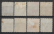 1906 BRAZIL SET OF 8 USED STAMPS (Scott # 175-177,179) - Usati
