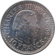 Monaco 10 Francs 1966, UNC, &quot;110th Anniver. - Accession Of Prince Charles III&quot; - Sonstige & Ohne Zuordnung