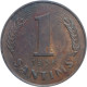 Latvia 1 Santims 1938, AU, &quot;First Republic (1922 - 1940)&quot; - Lettonie