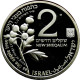 Israel 2 New Sheqalim JE 5753 (1993), PROOF, &quot;Biblical Flora And Fauna - Hart And Apple&quot; - Israël