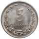 Argentina 5 Centavos 1940, BU, &quot;Argentine Peso (1881 - 1969)&quot; - Argentine