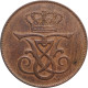 Denmark 5 Ore 1908 VBP, XF, &quot;King Frederick VIII (1906 - 1912)&quot; - Dinamarca