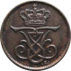 Denmark 1 Ore 1910 VBP, XF, &quot;King Frederick VIII (1906 - 1912)&quot; - Denmark