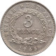British West Africa 3 Pence 1945 KN, UNC, &quot;British Colony (1907 - 1966)&quot; - Colonias