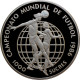 Ecuador 1000 Sucres 1986, PROOF, &quot;1986 FIFA World Cup /two Players/&quot; - Ecuador