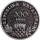 Croatia 200 Kuna 1995, PROOF. &quot;5th Anniversary - Independence&quot; - Croatie