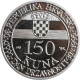 Croatia 150 Kuna 1995, PROOF. &quot;5th Anniversary - Independence&quot; - Croatie