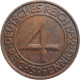 Germany 4 Reichspfennig 1932 J, UNC, &quot;Weimar Republic (Reichsmark) (1924-1938)&quot; - 5 Reichsmark