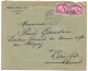 (C04) - COVER WITH 5M. X2 STAMPS ALEXANDRIA / F => CAIFFA HAIFA 1908 CHEMIN DE FER DU HEDJAZ - 1866-1914 Khedivato De Egipto