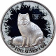 Niue 2 Dollars 2019, PROOF, &quot;Polar Life - Polar Fox&quot; Silver Coloured Coin - Niue