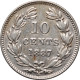 Nicaragua 10 Centavos 1887 H, AU, &quot;Peso (1878 - 1899)&quot; - Nicaragua