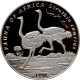 Somalia 10.000 Shillings 1998, PROOF, &quot;Fauna Of Africa - Ostriches&quot; - Somalië