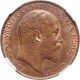 Great Britain 1/2 Penny 1908, NGC MS64 RB, &quot;King Edward VII (1902 - 1910)&quot; - Altri & Non Classificati