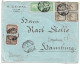 (C04) - COVER WITH 1M. X2 + 2M. X2 +1M. X4 STAMPS CAIRO / J => GERMANY 1914 - 1866-1914 Khédivat D'Égypte