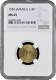 Jamaica 1/4 Penny (1 Farthing) 1950, NGC MS65, &quot;King George VI (1937 - 1952)&quot; - Kolonien