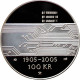 Norway 100 Kroner 2005, PROOF, &quot;100th Anniversary - Independence&quot; Silver Coin - Noruega