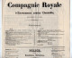 VP23.063 - PARIS X LOUHANS 1836 - Cie Royale D'Assurances ( De ROTHSCHILD ) - M. GUILLEMAUT - MAILLY, Médecin, Député.. - Banco & Caja De Ahorros