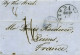 MTM098 - 1859 TRANSATLANTIC LETTER USA TO FRANCE Steamer ARIEL - UNPAID 2 RATE - Marcophilie