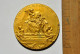 RARE Médaille En Bronze Doré OEUVRE NATIONALE DES ORPHELINS DE LA GUERRE - PAUL DUBOIS 1917 WW1 14 18 - Andere & Zonder Classificatie