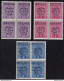 1941 LUBIANA Occ. Italiana, Tasse N° 11/13  MNH/** BLOCCO DI QUATTRO - Autres & Non Classés