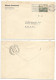 Suisse 1941 Airmail C.50 Green Variety "Weisses Dach" "White Roof" #29a Solo Franking Commerce AirCv To Milano 17dec1946 - Poststempel