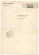 Suisse 1941 Airmail C.50 Green Variety "Weisses Dach" "White Roof" #29a Solo Franking Commerce AirCv To Milano 17dec1946 - Usados