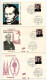 Germany, West 1966 3 FDCs Scott 959 Nathan Söderblom, Swedish Archbishop & Nobel Prize Winner - 1961-1970