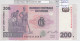 BILLETE CONGO 200 FRANCOS 2007 P-99a.2 SIN CIRCULAR - Otros – Africa