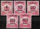 Labuan Year 1895  4/40c SG 75/79 Full Set Cat £150  MH Stamps - Nordborneo (...-1963)