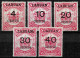 Labuan Year 1895  4/40c SG 75/79 Full Set Cat £150  MH Stamps - North Borneo (...-1963)