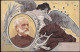 Gest. Verdi Jugendstil 1901, Briefmarke Entfernt - Andere & Zonder Classificatie