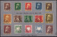 Gest. Die Bayrischen Briefmarken Prägekarte 1912 - Stamps (pictures)