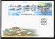 2002 Joint Demark - Faroer - Greenland, SET OF 3 FDC'S WITH SOUVENIR SHEET: ICES 1902-2002 - Emissions Communes